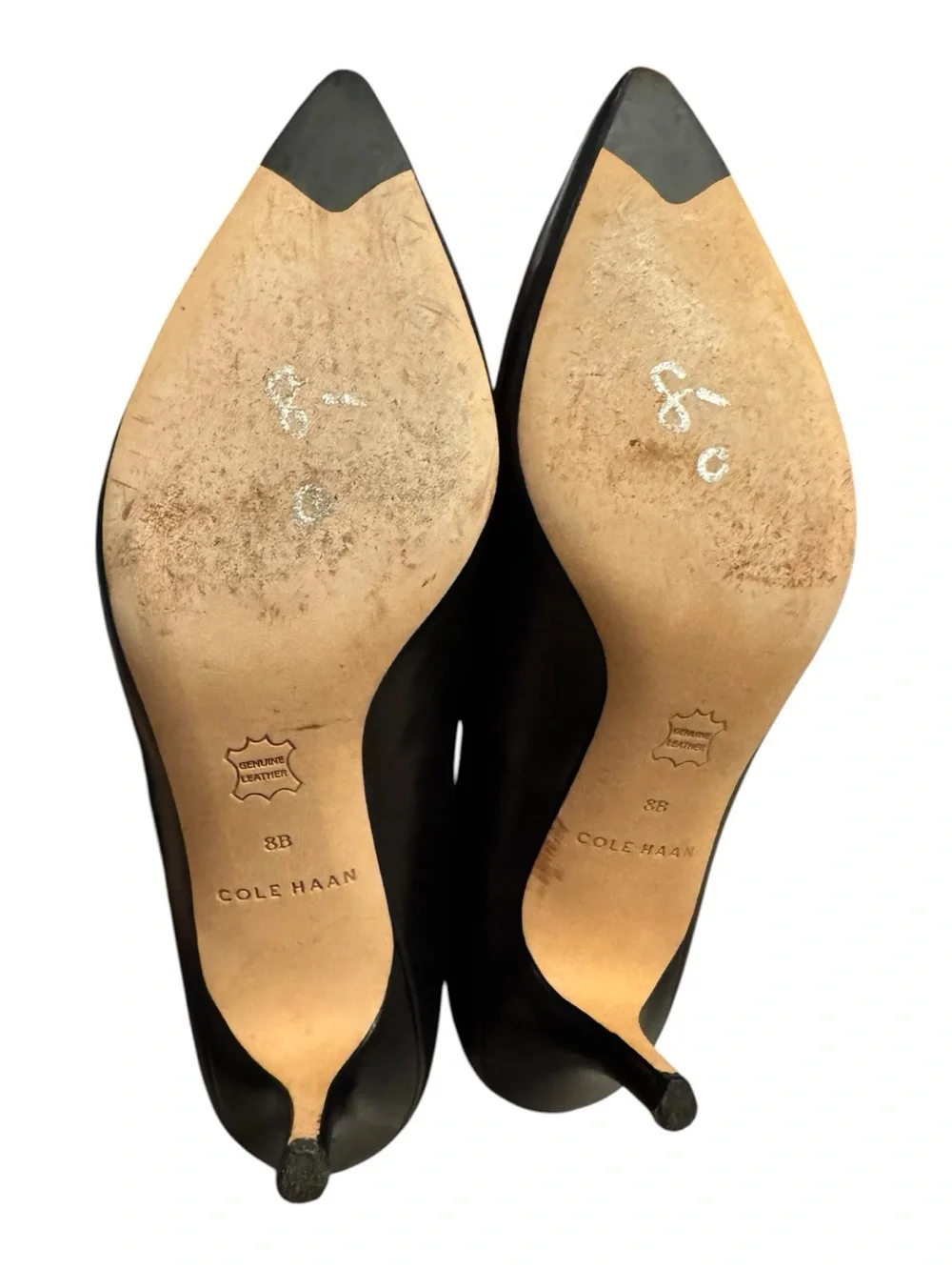 Cole Haan Black Pointed Toe Heels